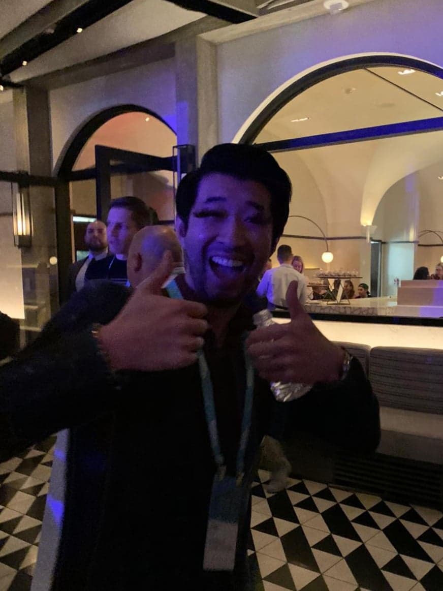 Me at the Tableau 2019 Data Night Out… after a complimentary makeup